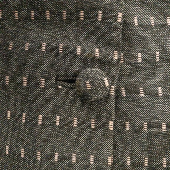 Vintage 40s S 2 Piece Skirt Set Blazer Suit Gray - Picture 2 of 13